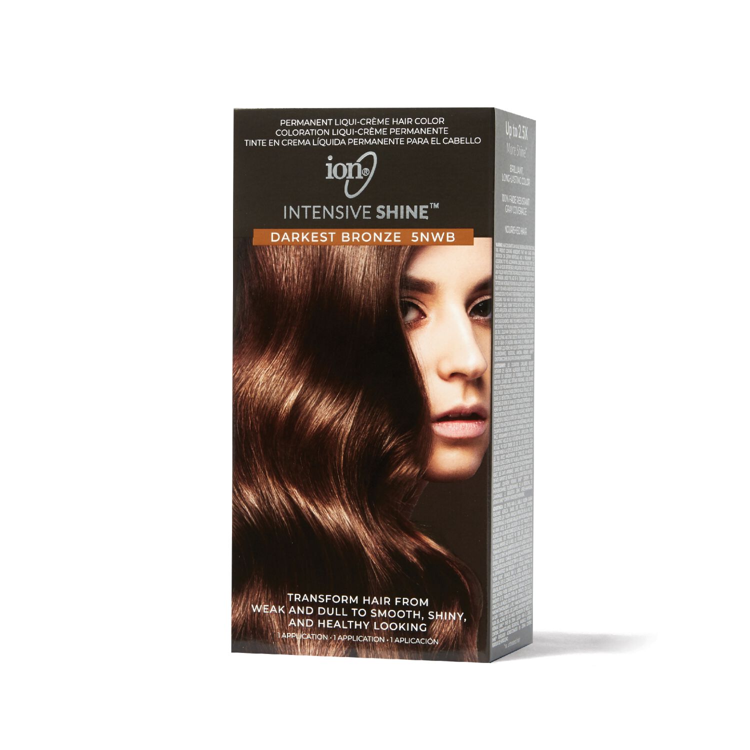 ion Intensive Shine Hair Color Kit Darkest Bronze 5NWB Hair Color Kit