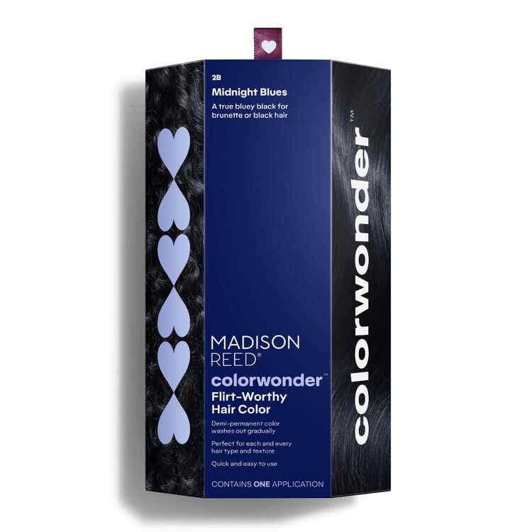 ColorWonder Demi-Permanent Hair Color Kit 2B Midnight Blues