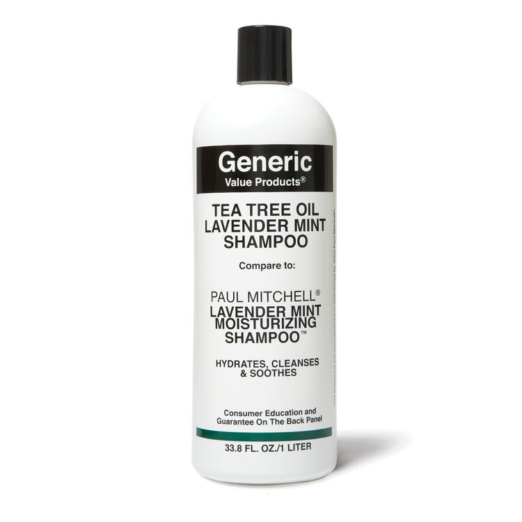 Tea Tree Oil Lavender Shampoo Compare to Paul Mitchell Lavender Mint Moisturizing Shampoo 33.8oz