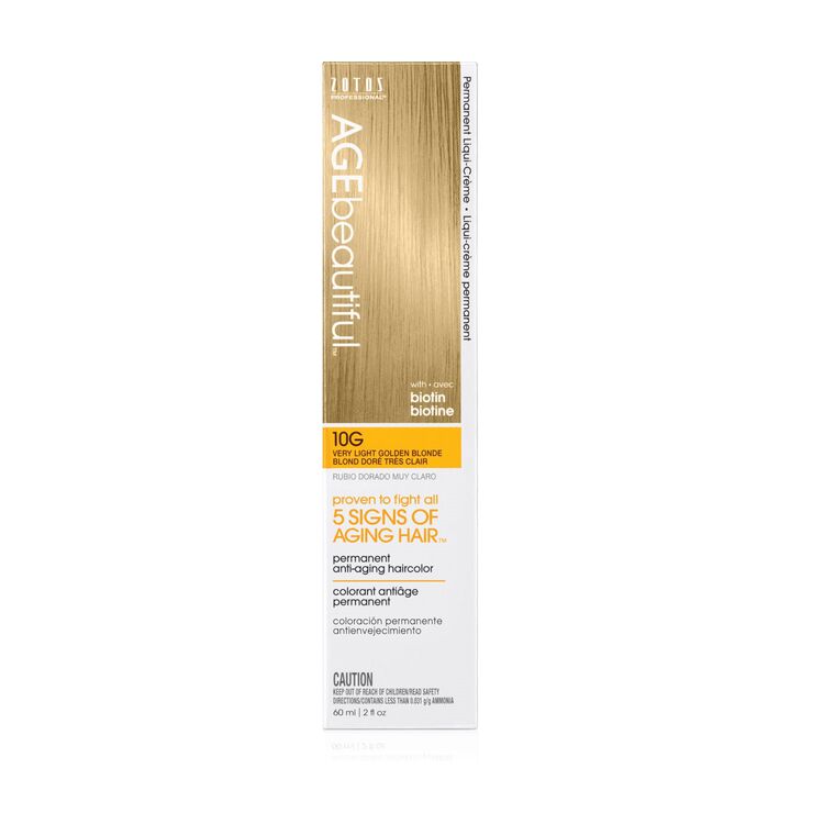 10G Very Light Golden Blonde Permanent Liqui-Creme Hair Color