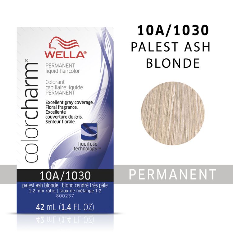 Palest Ash Blonde colorcharm Liquid Permanent Hair Color