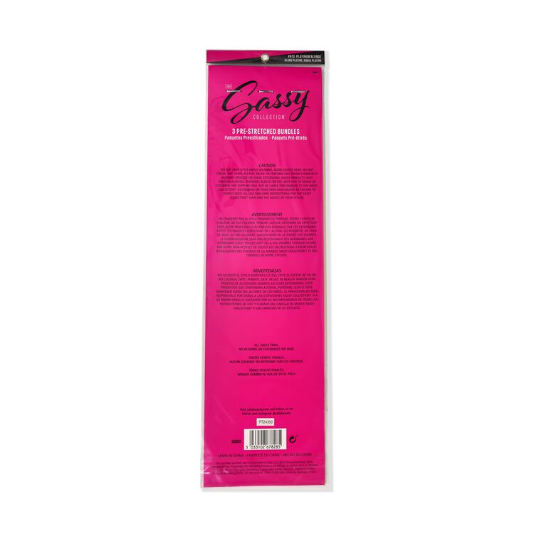 #613 Platinum Blonde 52" Braiding Hair