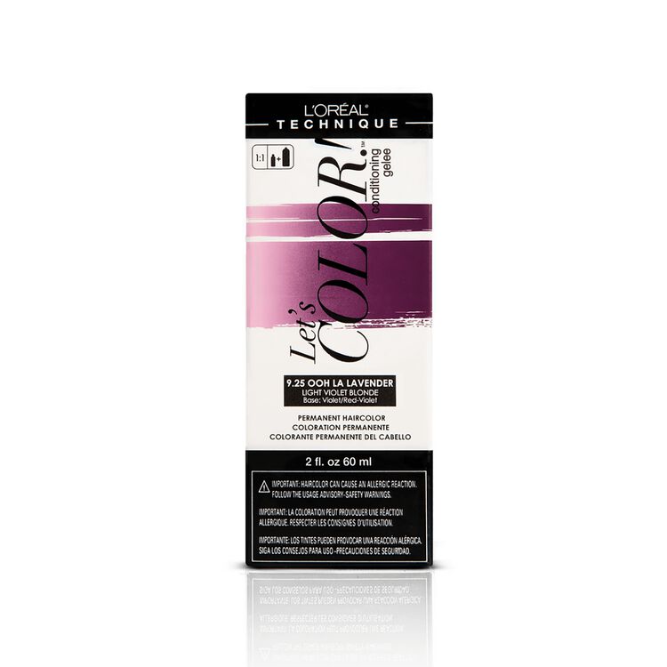 Let's COLOR! Conditioning Gelee Permanent Haircolor 9.25 Ooh La Lavender