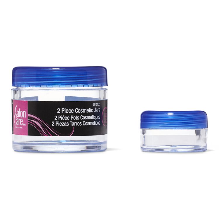 Salon Care Clear Cosmetic Jars