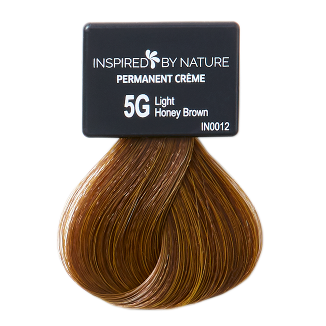 Inspired By Nature Ammonia-Free Permanent Hair Color Light Honey Brown 5G |  Permanent Hair Color | Sally Beauty