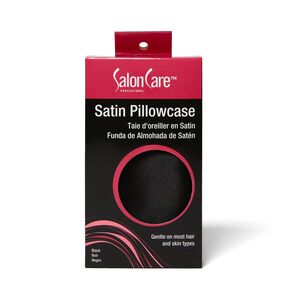 Black Satin Pillow Case
