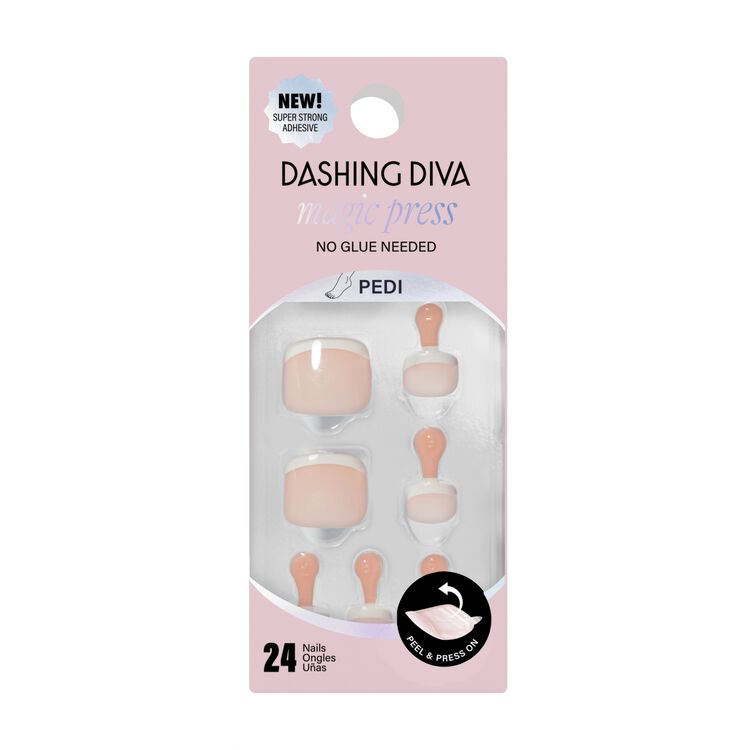 Magic Press Press-On Gel Toenails Fit For A Queen