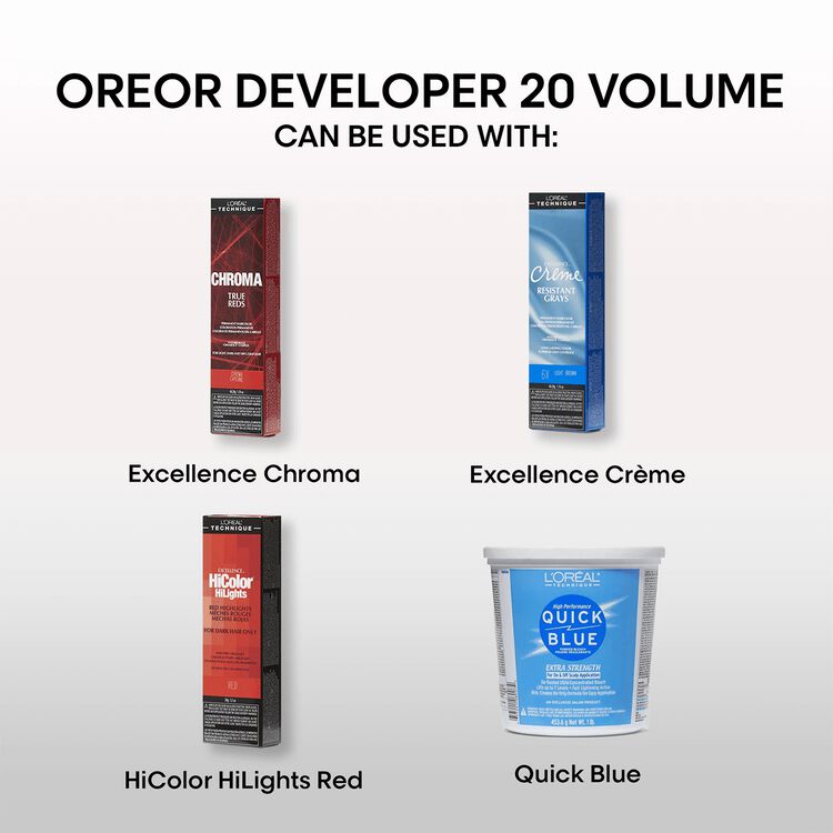 Oreor 40 Volume Creme Developer 16 Oz