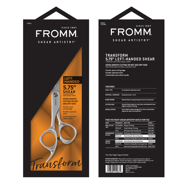 Transform Lefthanded Shear by Fromm Shears & Shapers Sally Beauty