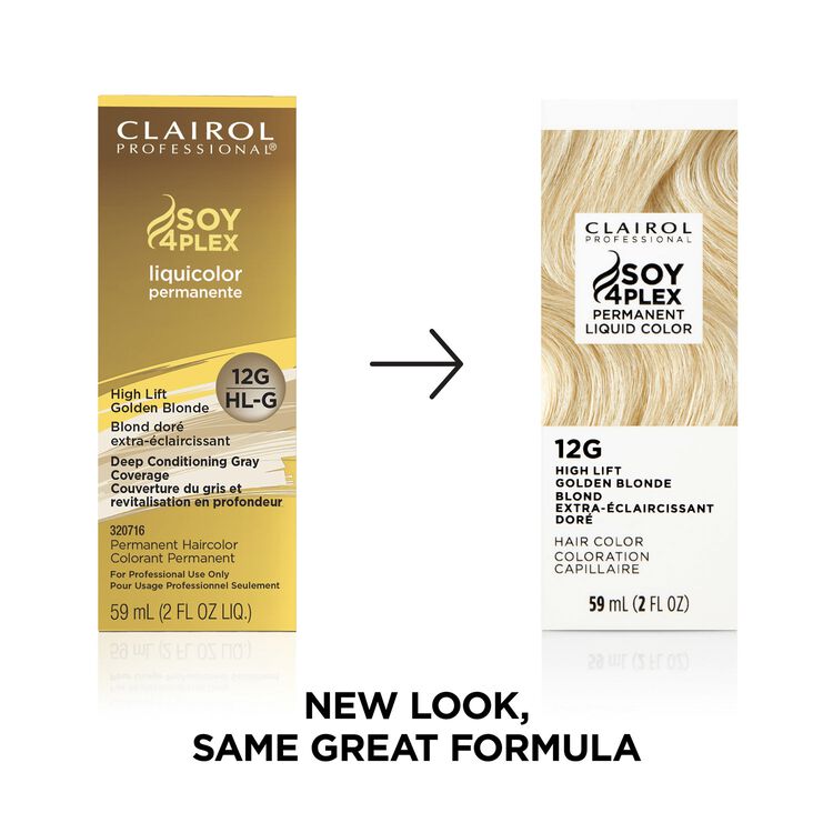 12G High Lift Golden Blonde Permanent Liquid Hair Color