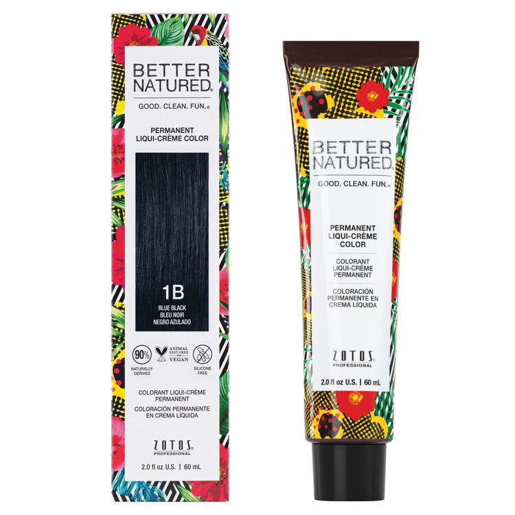 1B Blue Black Permanent Liqui-Crème Hair Color