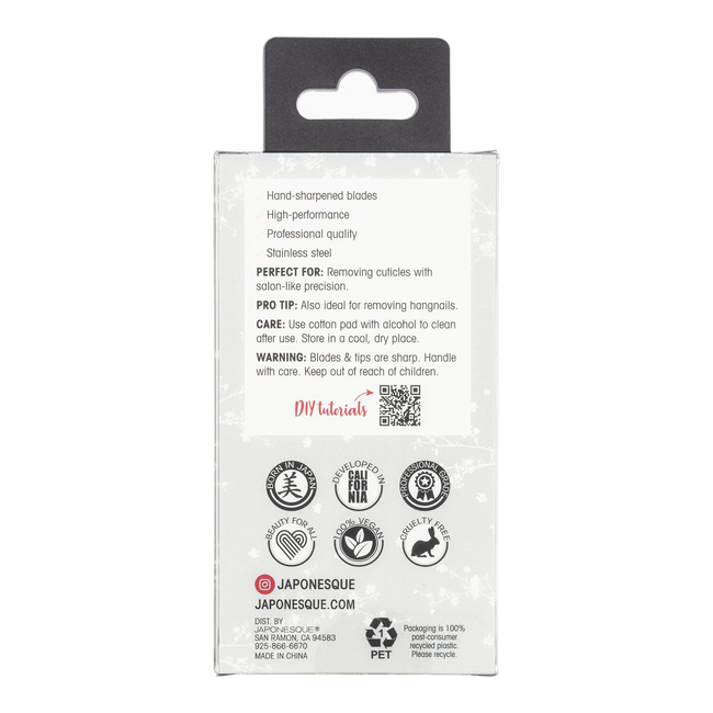 Japonesque Velvet Touch Manicure Nipper cuticle care, nail tools