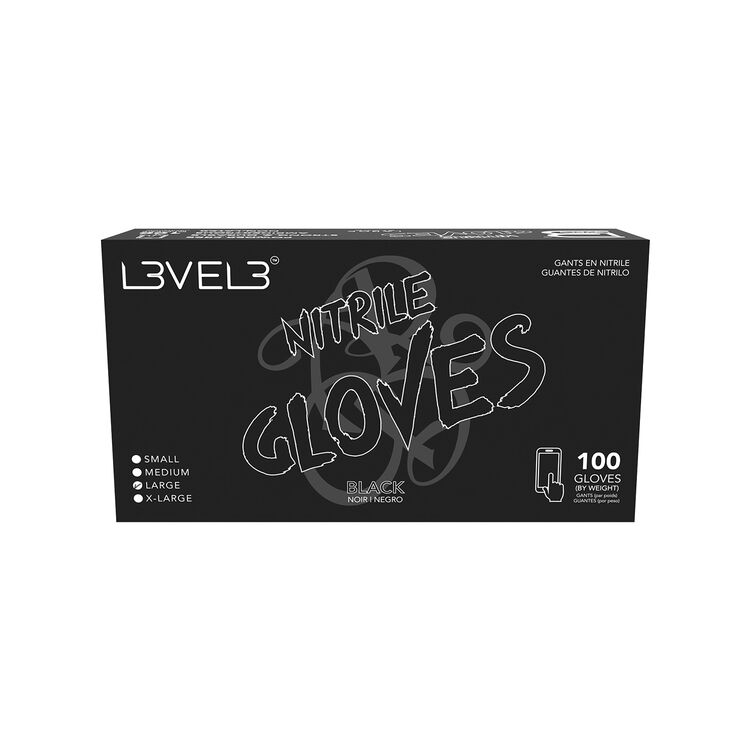 Nitrile Gloves Black Small