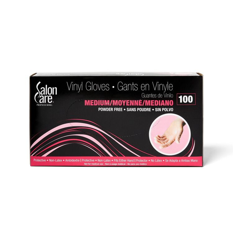 Clear Vinyl Powder-Free Gloves Medium