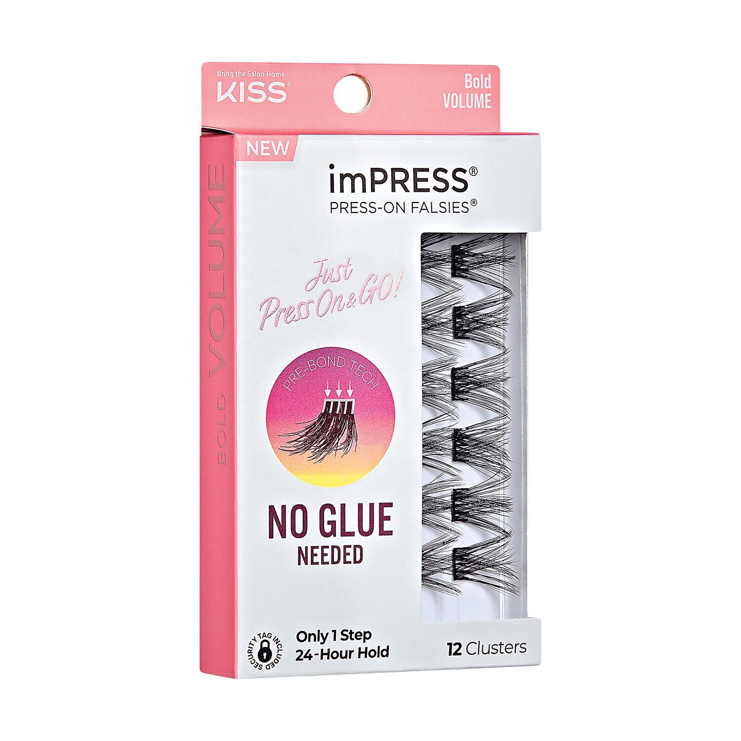 KISS imPRESS Press on Falsies Bold Volume Lashes False Eyelashes Sally Beauty