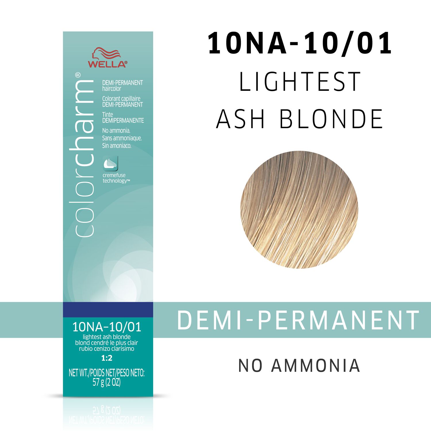 Light Ash Blonde Color Charm DemiPermanent Hair Color by Wella