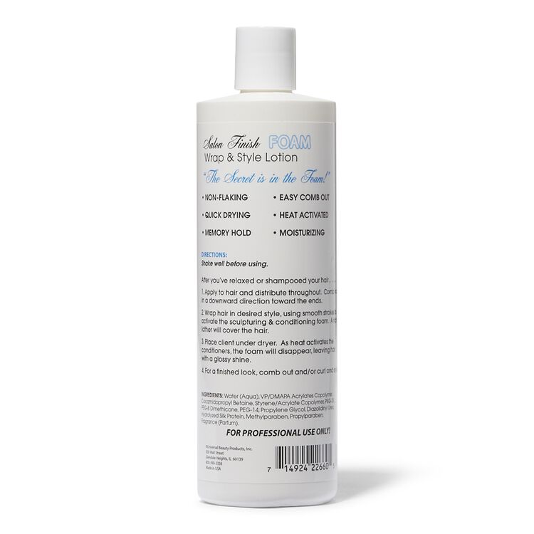 Salon Finish Foam Wrap And Style Lotion
