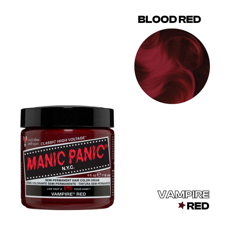 Vampire Red Semi Permanent Cream Hair Color