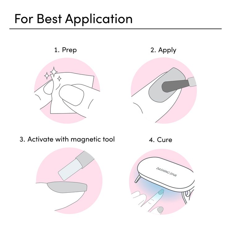 One Gel Magnetic Topper - Silver