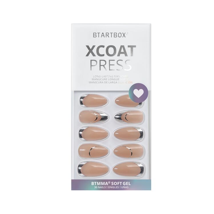 XCOATPRESS Press On Nails Medium Almond - Zoomers