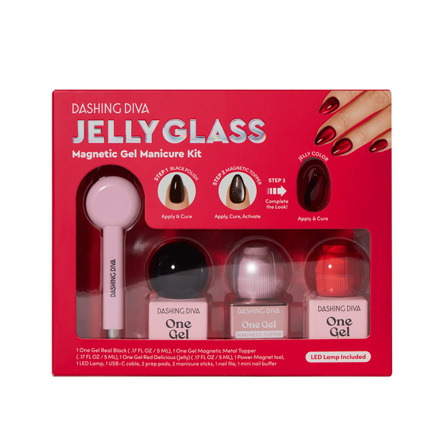 Dashing Diva One Gel Jelly Starter Kit Red Delicious Sally Beauty