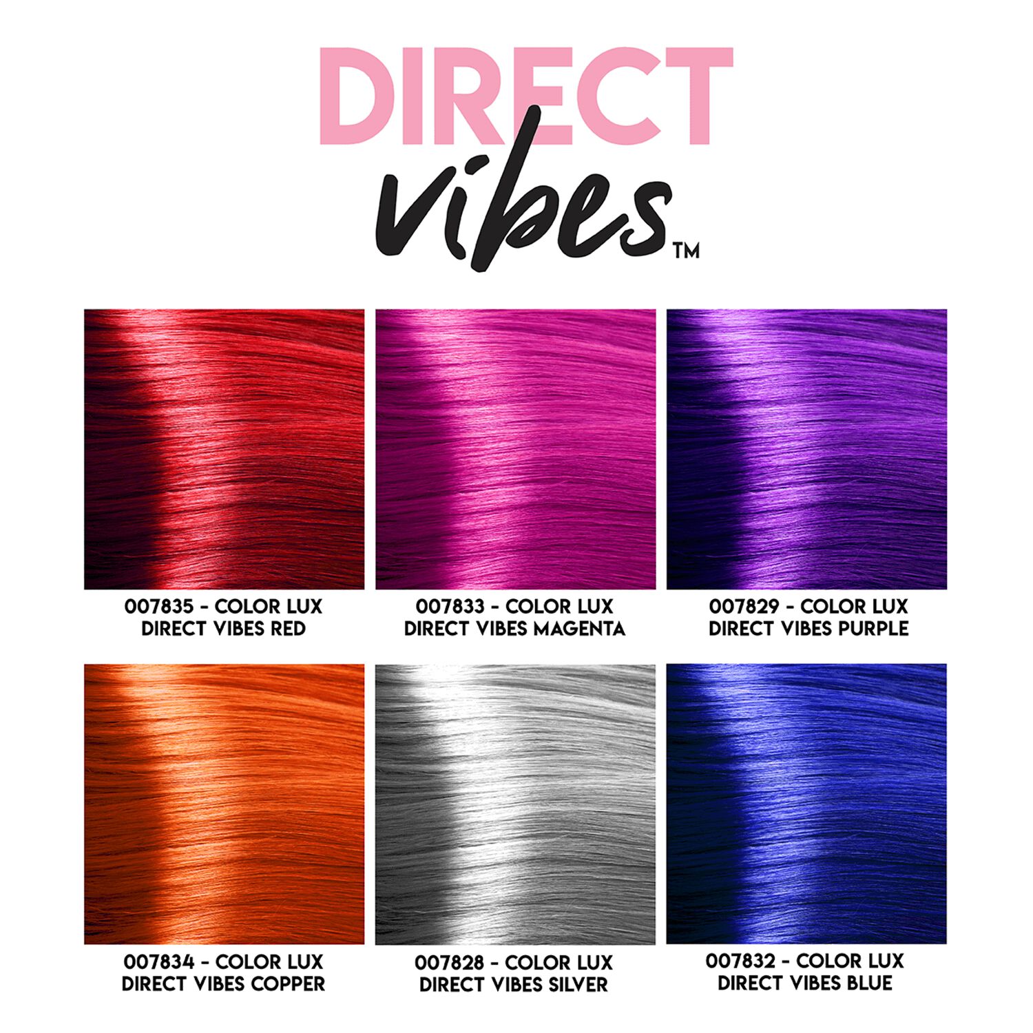 Color Lux Direct Vibes Semi Permanent Hair Color SemiPermanent Hair