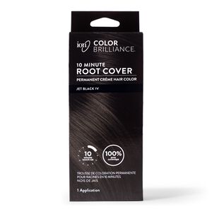 Jet Black 10 Minute Root Cover Permanent Creme Color