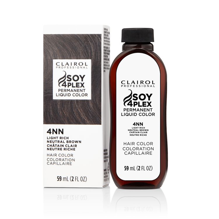 4NN Light Rich Neutral Brown Permanent Liquid Hair Color