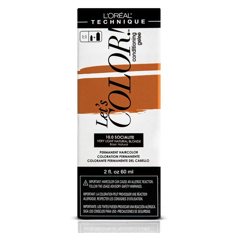 Let's COLOR! Conditioning Gelee Permanent Haircolor 10.0 Socialite