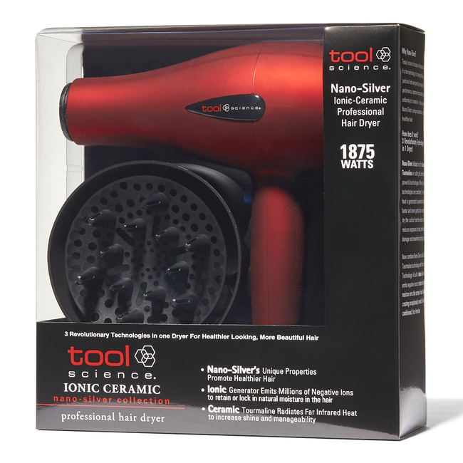 Tool Science Nano Silver Lightweight Hair Dryer