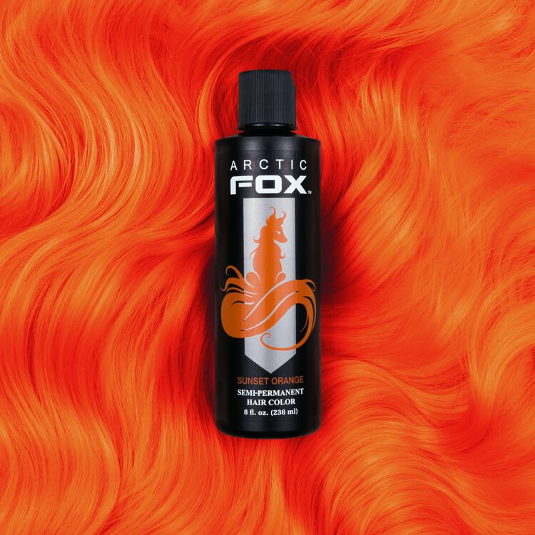 Sunset Orange Semi Permanent Hair Color 8 oz.