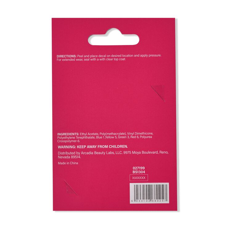 Pink & Gold Nail Art Stickers