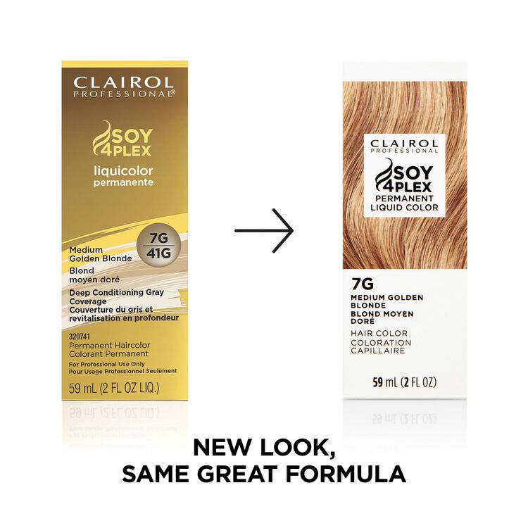 7G Medium Golden Blonde Permanent Liquid Hair Color