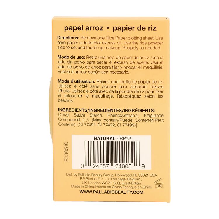 Rice Paper Blotting Tissues Natural