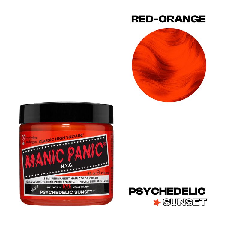 Psychedelic Sunset Semi Permanent Cream Hair Color
