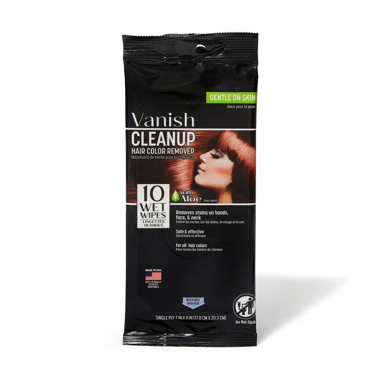 Clean Up Hair Color Remover Wipes 10ct