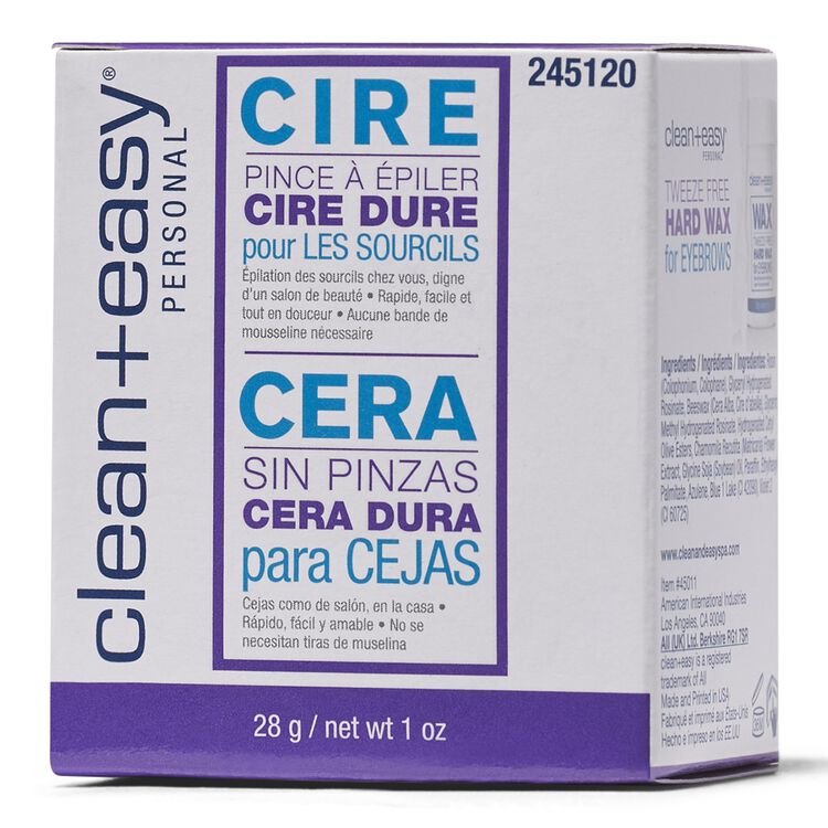 Clean Easy Tweeze Free Hard Wax For Eyebrows