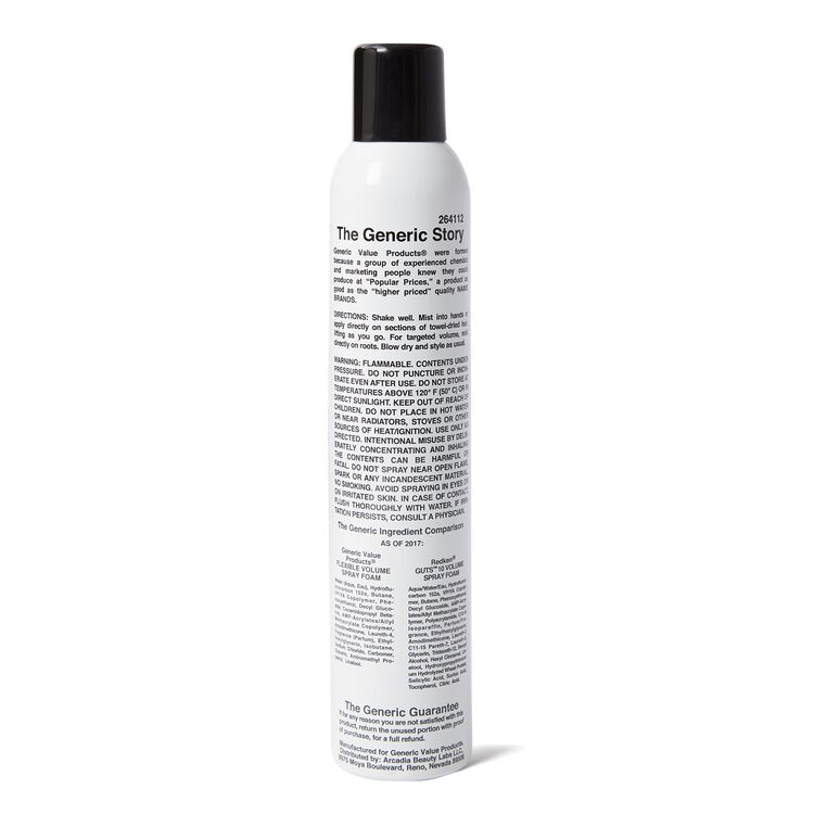 Gvp Flexible Volume Spray Foam Compare To Redken Guts By Generic Value Products Hair Styling Products Sally Beauty