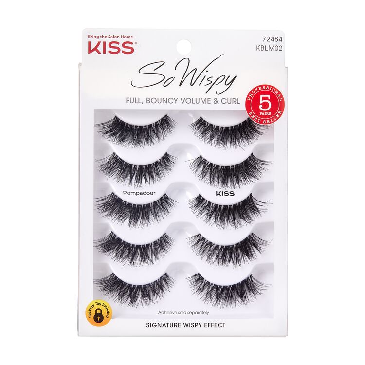 So Wispy Full Volume Lashes 5 Pair Multipack - Pompadour