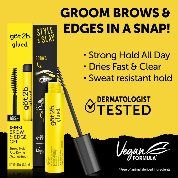 göt2b Glued 2-in-1 Brow & Edge Gel