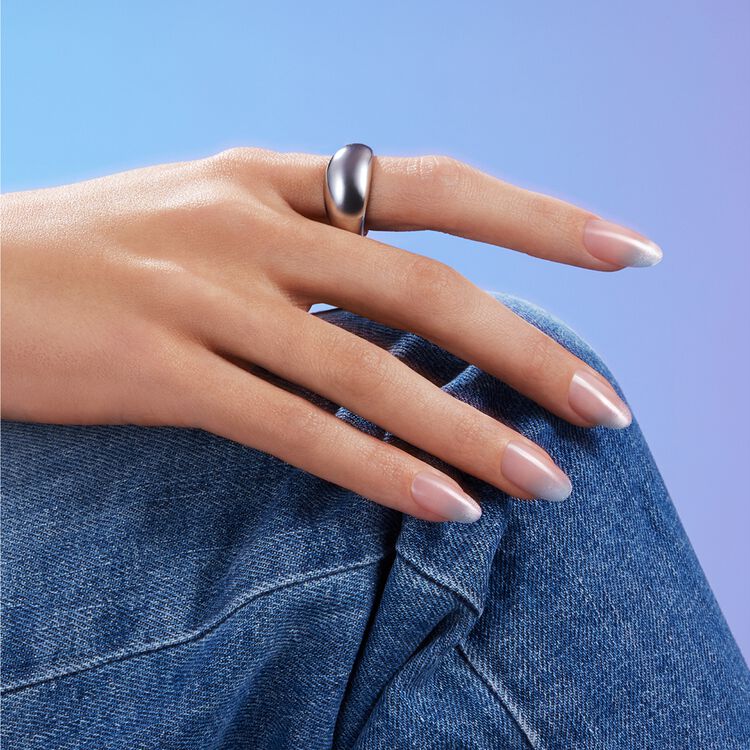 Watercolor Sky GelXtend Design Nails