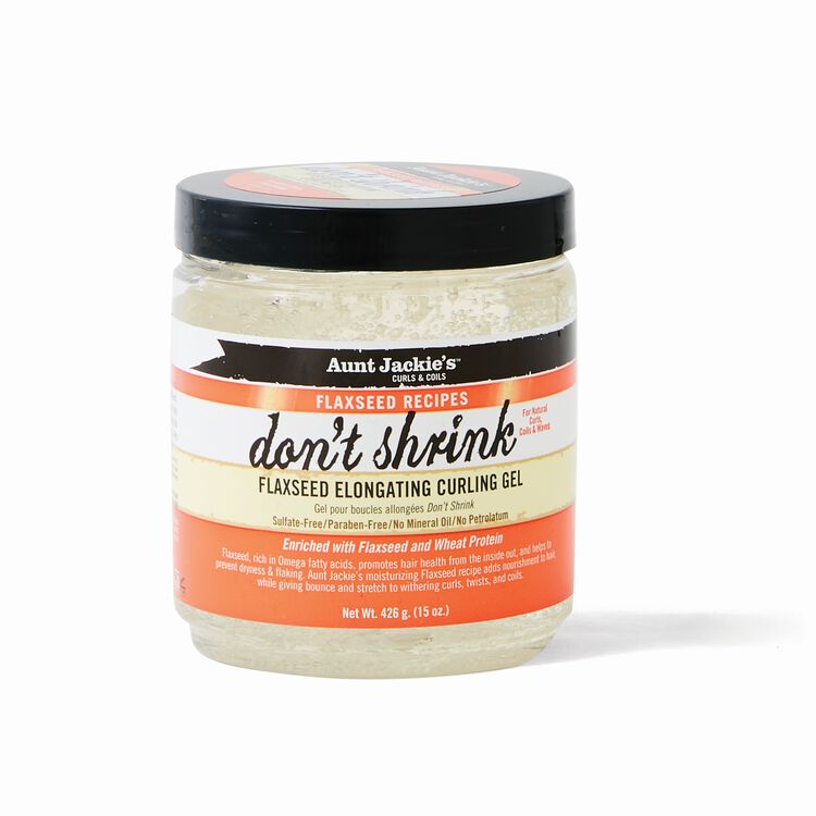 House of Cheatham Aunt Jackie's Don't Shrink Flaxseed Curling Gel | Styling  Products | Textured Hair | Sally Beauty