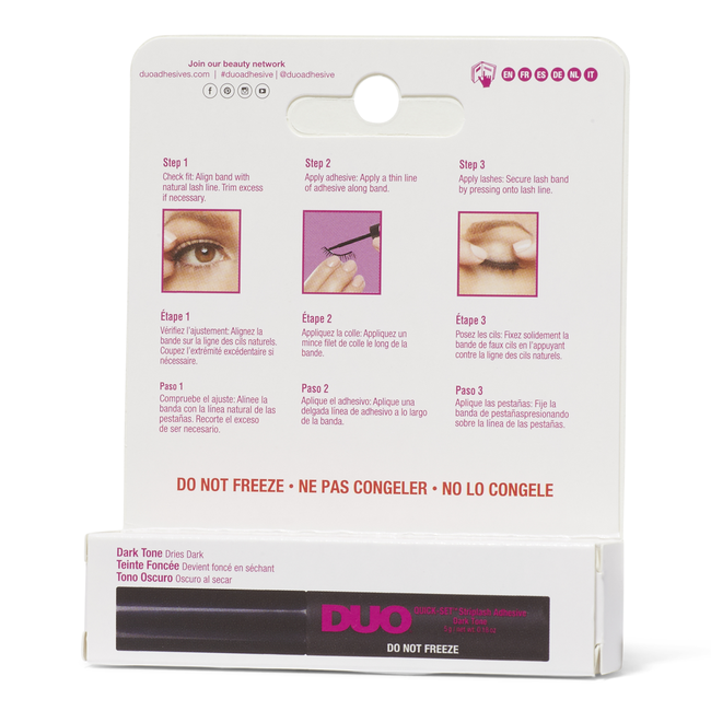 Ardell DUO QuickSet Striplash Adhesive Dark