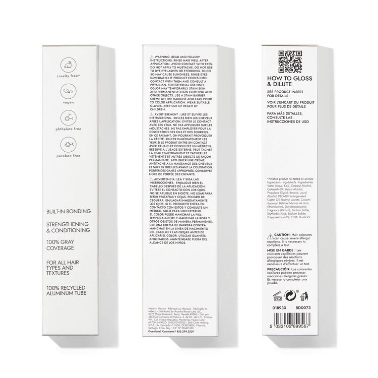 High Gloss Clear Bonding Toner Demi-Permanent Hair Color