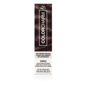 5WG Lightest Warm Gold Brown Demi Permanent Cream Hair Color