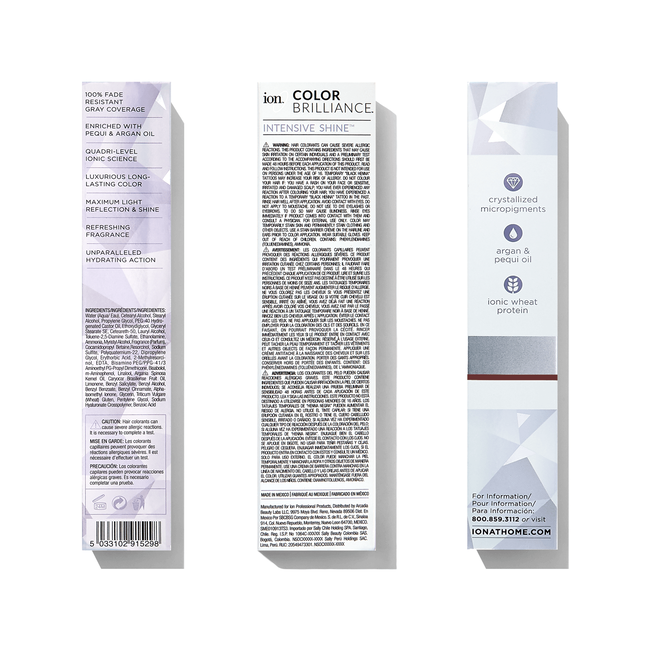 Ion 5N Light Brown Permanent Creme Hair Color by Color Brilliance