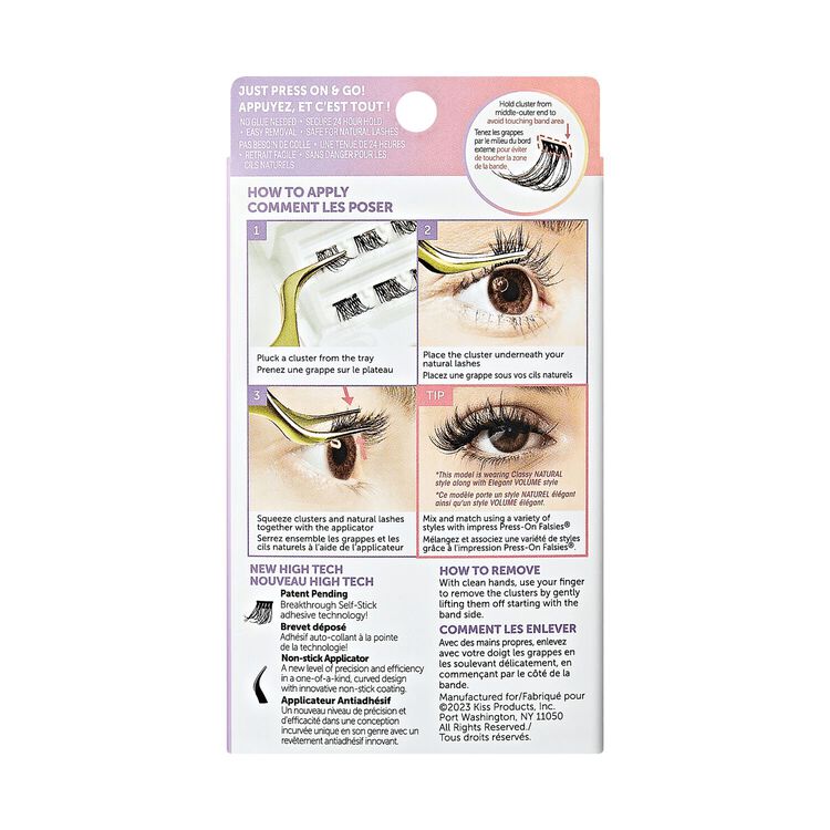 imPRESS Press on Falsies - Airy Wispy Cluster Lashes