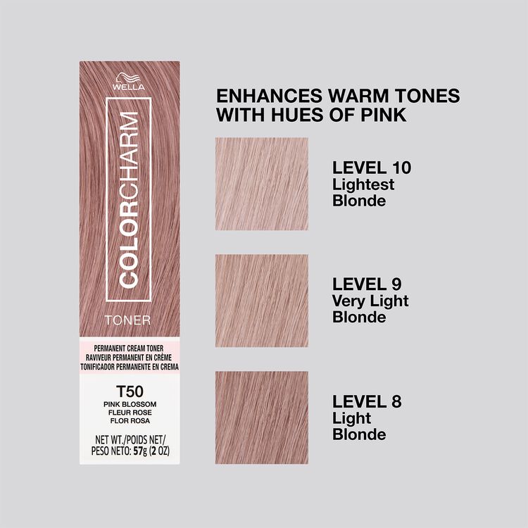 T50 Pink Blossom Permanent Cream Toner