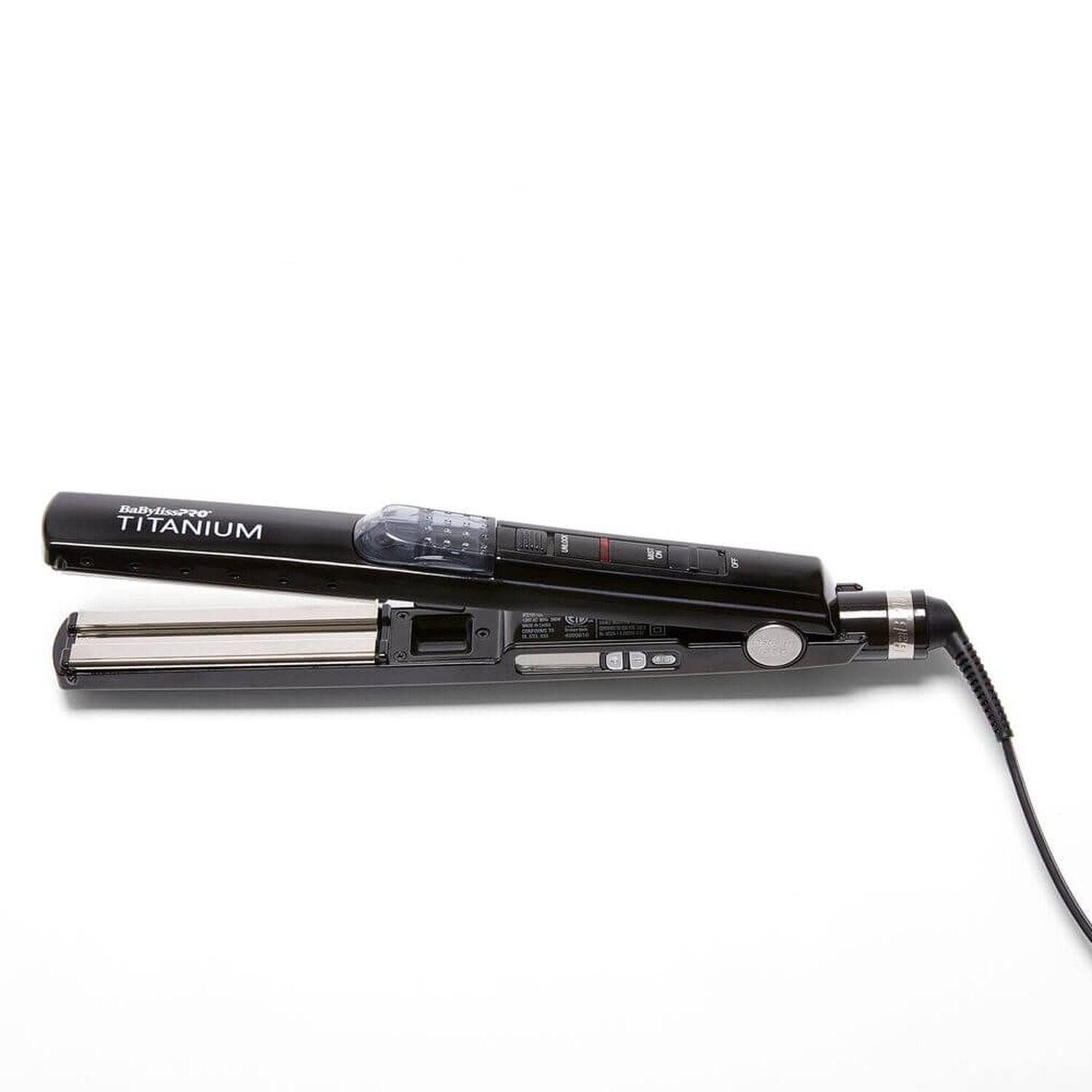 BaBylissPro Titanium Ultrasonic Cool Mist Flat Iron 1.25" Sally Beauty