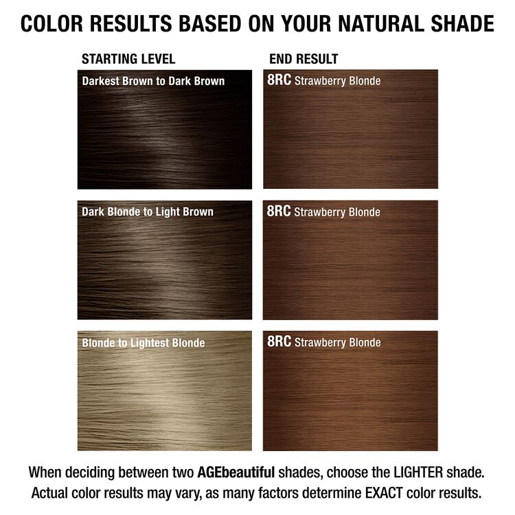 8RC Strawberry Blonde Permanent Liqui-Creme Hair Color